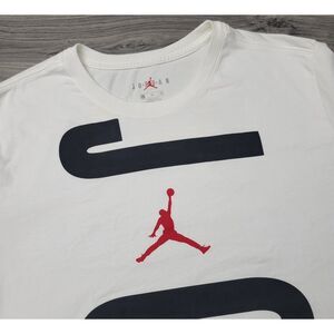 Vintage Air Jordon Jumpman Mens Size XL Michael‎ Jordon Wordmark White T-Shirt